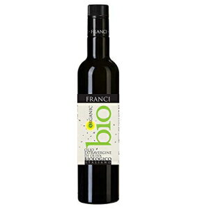 フラントイオフランシオーガニックエクストラバージンオリーブオイル FranciBio厳選された本格的なイタリアのEVOO賞を受賞 抗酸化物質が豊富で認定オーガニック 500ml（2018年収穫） Frantoio Franci Organic Extra Virgin Olive Oil Franci Bio Hand