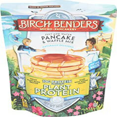 Birch Benders 植物プロテイン パンケーキ & ワッフル ミックス、14 オンス Birch Benders Plant Protein Pancake & Waffle Mix, 14 OZ