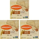 Manischewitz Organic Spelled Matzo、過越の祭りのためのKosher、10オンスボックス（3パック） Manischewitz Organic Spelt Matzo, Kosher For Passover, 10 Ounce Box (3-Pack)