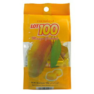 ココアランドマンゴーグミ-アジアンキャンディー個別包装-マンゴーフレーバー-ハラールキャンディー-5.3oz / 150g（1パック） Lot 100 Cocoaland Mango Gummy - Asian Candy Individually Wrapped - Mango Flavor - Halal Candy - 5.3oz / 150g (Pac