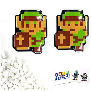 CV [_̓` gN }X^[\[h ʃLfB[ IWt[o[T[ (2pbN) Nintendo Legend of Zelda Retro Link Master Swords Tin Candy Orange Flavor Sours (2 Pack)