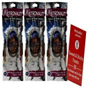 Freeze Dried Space Food Pack Astronaut Freeze-Dried Ice Cream Sandwich Space Food | Ready to Eat | Vanilla Flavor - Pack of 3 | Plus Recipe Booklet Bundle (1 Ounce)