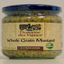 ɥ᡼  ˥ γޥ 7  (3) Domaine des Vignes Whole Grain Mustard 7 Oz. (Pack of 3)