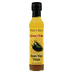 スライドリッジグリーンチリハニーワインビネガー8.5液量オンス-魅力的なマリネ、釉薬、ドレッシングを作りましょう！1パック Slide Ridge Green Chile Honey Wine Vinegar 8.5 fl oz - Create enticing marinades, glazes, and dressings! 1 Pack