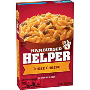 Betty Crocker ハンバーガーヘルパー、スリーチーズハンバーガーヘルパー、6オンス Betty Crocker Hamburger Helper, Three Cheese Hamburger Helper, 6 oz