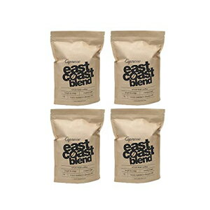 Capresso イースト コースト ブレンド 全粒コーヒー (1 ポンド、4 パック) バンドル (4 品目) Capresso East Coast Blend Whole Bean Coffee (1-Pound, 4-Pack) Bundle (4 Items)