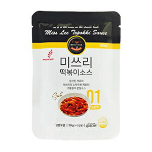 MISSLEE Food gb|M\[X ؍Hi gb|M gb|Muߖ݃\[X x 1 }ChŊÂ 5 pbN MISSLEE Food TTEOKBOKKI Sauce Korean Foods toppogi Ddeokbokki Stir-Fried Rice Cake Sauce Level 1 Mild and Sweet, Pack of 5