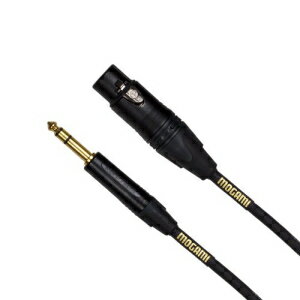 Mogami GOLD TRS-XLRF-03 Х󥹥ǥץ֥롢XLR ᥹ - 1/4  TRS ץ饰ɥ󥿥ȡȥ졼ȥͥ3 ե Mogami GOLD TRS-XLRF-03 Balanced Audio Adapter Cable, XLR-Female to 1/4