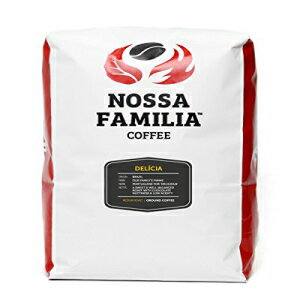 中深煎り 低酸イタリアンローストコーヒー、デリシア 5ポンド 挽き Medium-Dark Roast Low-Acid Italian Roast Coffee, Delicia 5lb Ground