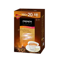 南陽フレンチカフェ アラビカゴールドラベル インスタントコーヒーミックス(200本) Namyang French Cafe Arabica Gold Label Instant Coffee Mix (200 sticks)