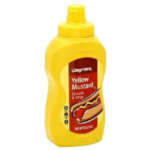 ウェグマンズイエローマスタード-滑らかでピリッとした-8オンス（2パック） Wegmans Yellow Mustard - Smooth & Tangy - 8 Oz (2 Pack)