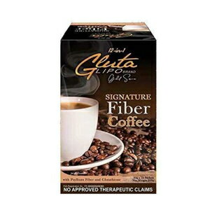 Glutalipo ゴールド シリーズ ファイバー コーヒー - 10 袋 Glutalipo Gold Series Fiber Coffee - 10 Sachets