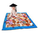 赤ちゃんの顔写真ジャンボアクティビティキルトプレイマット-Tupeloおもちゃ Genius Baby Toys Baby Faces Photo Jumbo Activity Quilt Playmat - Tupelo Toys