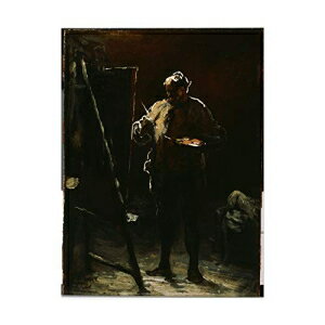 トレードマークファインアートドーミエによる彼のイーゼルの画家 35x47 複数 Trademark Fine Art The The ter at His Easel by Daumier 35x47 Multiple