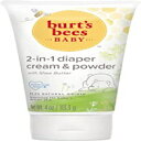 Burt's Bees Baby Daily Cream to Powder, Talc-Free Diaper Rash Cream - 4 Ounces Tube