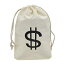 Sanrich 20 ѥå ޥ͡Хå ݡ åǥХå 5 x 7  Х ɥ뵭ǰХå ơѡƥ Sanrich 20 Pack Money Bags Drawstring Pouches Goody Bag 5 x 7 inches Canvas Dollar Favor Bags For Theme