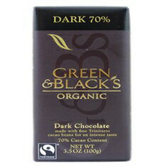 O[ubNXFI[KjbN_[N`R[g70i1 x 3.5 ozj Green & Black's Green & Blacks: Organic Dark Chocolate 70% (1 x 3.5 oz)