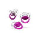 Smilo Orthodontic Pacifier、プラム、9か月以上、3カウント Smilo Orthodontic Pacifier, Plum, 9+ Months, 3-Count