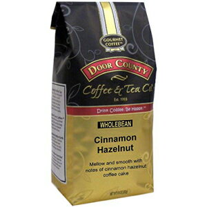 Door County Coffee, ʥءʥåġե졼Сҡߥǥȡγҡ10󥹥Хå Door County Coffee, Cinnamon Hazelnut, Flavored Coffee, Medium Roast, Whole Bean C...