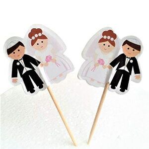 いろいろなかわいい結婚式のカップル/初聖体のデザインのカップケーキ トッパー 12 個セット (ユダヤ人の結婚式のカップル) Various Cute Wedding Couples/First Communion Designs of Cupcake Toppers Set of 12 (Jewish Wedding Couple)
