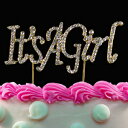 S[hK[xr[V[P[Lgbp[JĩS[huuNX^P[Lgbp[ Gold Girl Baby Shower Cake Toppers Gold Bling Crystal Cake Toppers by Yacanna
