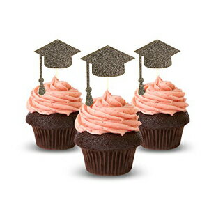 卒業式カップケーキトッパーカードストックカラー12個パックデコレーション picwrap Graduation Day Cupcake Topper card stock Color 12 pc Pack Decoration