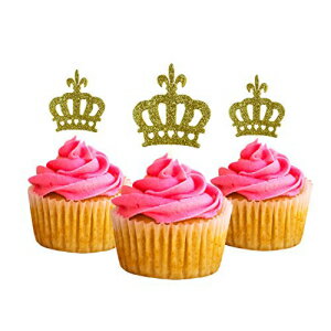 饦 2 x 3  åץȥåѡ 12 ѥå åץȥåѡ ǥ졼  å ˢ Crown 2 x 3 inches Cup Cake Topper 12 Pack Cupcake Topper Decoration Cake Glitter Foamy
