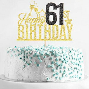 Birthday Queen Happy 61st Birthday Cake Topper - Sixty one-year-old Cake Topper, 61st Birthday Cake Decoration, 61st Birthday ..