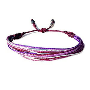 p[v }`Xgh XgO uXbg iXAI[LbhAx_[A^bN Vo[ jƏp ނƔޏ̃u [v uXbg Jbvp Purple Multistrand String Bracelet in Eggplant, Orchid, Lavender and Metal