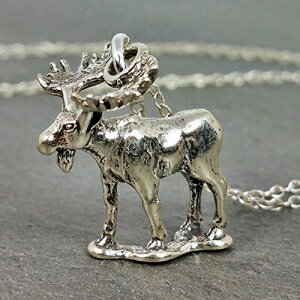 ࡼ㡼ͥå쥹-925󥰥С18 EnCharmed Moose Charm Necklace - 925 ...