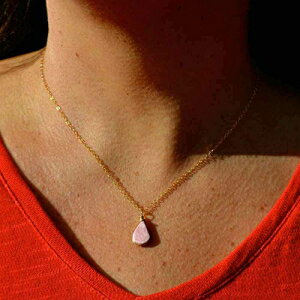 ̓lbNXsN[hiCgXg[nhChWG[MtgeBAhbvWFXg[y_g18C`S[htBȃ`F[ Rumi Sumaq Mother's Day Necklace Pink Rhodonite Stone Handmade Jewelry Gift Teardrop Gemstone P