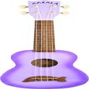 Kala Makala Dolphin \vm EN obOt - p[v o[Xg Kala Makala Dolphin Soprano Ukulele with Bag - Purple Burst