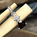 i`K[lbg925\bhX^[OVo[y_g15mm Natural Rocks by Kala Natural Garnet 925 Solid Sterling Silver Pendant 15mm