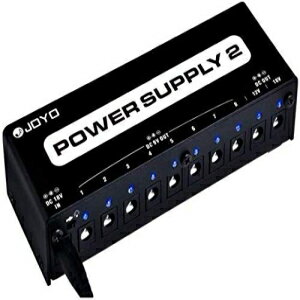 JOYOJP-02電源10出力9V12V18Vオプションエフェクター用絶縁短絡過負荷保護 JOYO JP-02 Power Supply 10 Output 9V 12V 18V Options Isolated Short-circuit Overload Protection for Effect Pedal