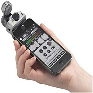 iQ7、Zoom iQ7 ステレオミッドサイドマイク (iPhone/iPad 用)、iOS カメラとの位置合わせ用回転式カプセル、音楽、ビデオ、インタビューなどの音声録音用 iQ7, Zoom iQ7 Stereo Mid-Side Microphone for iPhone/iPad, Rotatable Capsule for Alignment