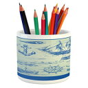 Ax\kqCAJ[yVyz_[ANWZC{[gXeAOzC[ƌÂނ̃e[}傴ςȁAfXNItBXANZT[p̃vgZ~bNyVyz_[Ak Ambesonne Nautical Anchor Pencil Pen Holder, Whale