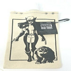 MA+ObY܂VE@LoXEH[^[{g-}[xGNXN[Vu Gear + Goods All-New Wolverine Canvas Water Bottle - Marvel Exclusive