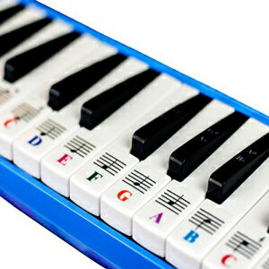32/37キーメロディカ用ピアノステッカー-透明で取り外し可能-米国製 QMG Piano Stickers for 32/37 Key Melodica-Transparent and Removable-Made in USA