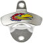 Game Day Outfitters NCAA Kansas Jayhawksウォールマウントボトルオープナー、ワンサイズ、マルチカラー Game Day Outfitters NCAA Kansas Jayhawks Wall Mount Bottle Opener, One Size, Multicolor