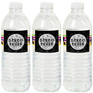 70 ÑfBXR - 1970 ÑfBXR tB[o[ p[eB[ EH[^[{g XebJ[ x - 20 Zbg 70's Disco - 1970s Disco Fever Party Water Bottle Sticker Labels - Set of 20