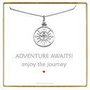 X^[OVo[RpXlbNXAyށAgxlbNXAxXgthMtgAƃMtglbNXA^CAgMtglbNXA18C` Alexandreasjewels Sterling Silver Compass Necklace, Enjoy the Journey, Travel Necklace