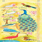 Oopsy Daisy Birds of a Feather ドナ インゲマンソン成長チャート イエロー 12 x 42インチ Oopsy Daisy Birds of a Feather Donna Ingemanson Growth Charts, Yellow, 12 x 42