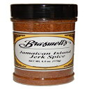 Braswell's ジャマイカアイランドジャークスパイスラブ＆シーズニング 6オンス Braswell's Jamaican Island Jerk Spice Rub and Seasoning 6 Ounce