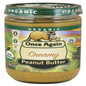 もう一度-オーガニックピーナッツバタークリーミー-16オンス。（6パック） Once Again - Organic Peanut Butter Creamy - 16 Oz. (Pack of 6)