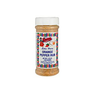 ボルナーズ フィエスタ エクストラ ファンシー オレンジ ペッパー ラブ 4.25オンス Bolner's Fiesta Extra Fancy Orange Pepper Rub 4.25oz