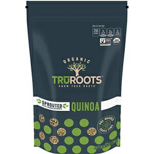 TruRoots オーガニック発芽キヌア、12オンス、USDAオーガニック認定、非GMOプロジェクト検証済み TruRoots Organic Sprouted Quinoa, 12 Ounces, Certified USDA Organic, Non-GMO Project Verified