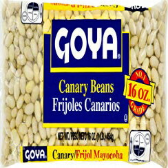 Goya Foods カナリアビーンズ、フリホーレス カナリオ、16 オンス (24 個パック) Goya Foods Canary Beans, Frijoles Canario, 16-Ounce (Pack of 24)