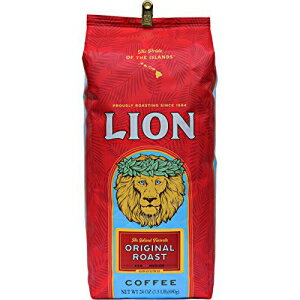 ライオンコーヒー ライオンコーヒー、オリジナル、ミディアムロースト、粉砕、24オンスバッグ Lion Coffee, Original, Medium Roast, Ground, 24 Ounce Bag
