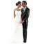 Yepmax ウェディングケーキトッパー アフリカ系アメリカ人のウェディングフィギュア This Moment 6x3x2.3 Yepmax Wedding Cake Toppers African American Wedding Figurine This Moment 6x3x2.3
