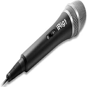 スマートフォンおよびタブレット用のIKMultimediaiRigMicハンドヘルドコンデンサーマイク IK Multimedia iRig Mic Handheld Condenser mic for Smartphones and Tablets